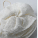 FLEUR DE DOUCHE EN FIBRE DE BAMBOU ET COTON