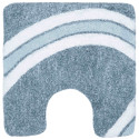 Alfombra de baño de microfibra CURVE 55x55cm Azul Spirella