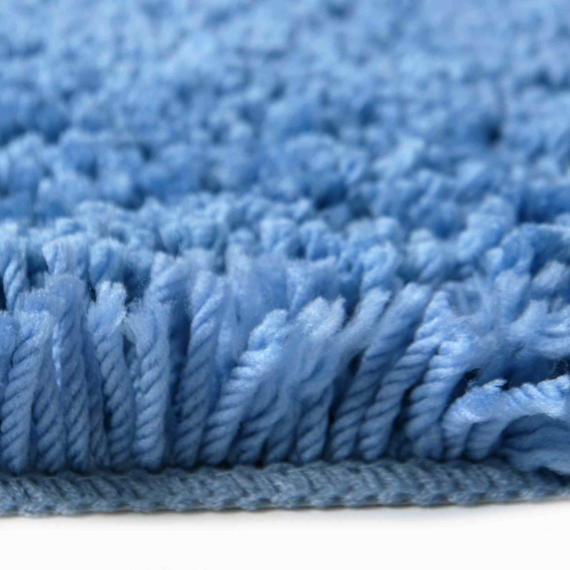 Spirella Tapis de bain Microfibre HIGHLAND 55x55cm Bleu ciel