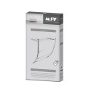 Porte serviettes & étagère murale en Acier chromé MSV