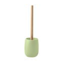 Scopino WC con Poliresina e porta legna SVEN Spirella Matcha opaco