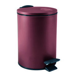 Spirella Poubelle à  pédale Acier ADELAR 3L Berry Mat