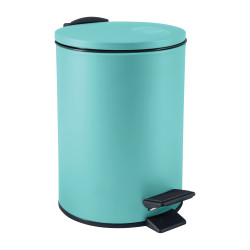Spirella Poubelle à  pédale Acier ADELAR 3L Aqua