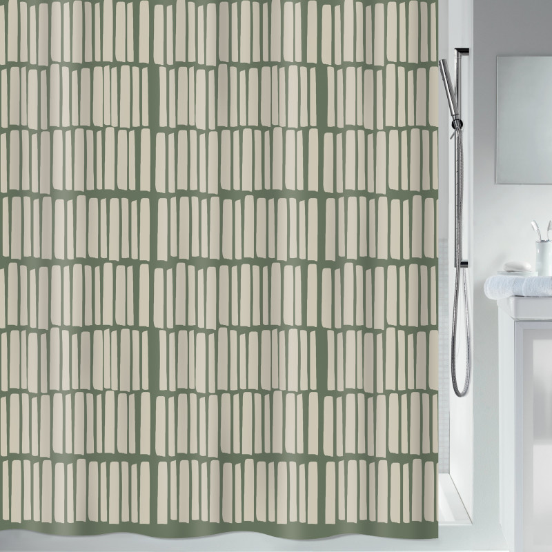 RIDEAU DE DOUCHE POLYESTER 180x200CM RITA