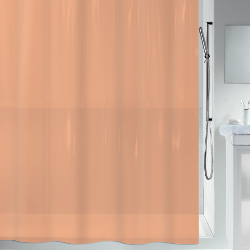 Rideau de douche PEVA BIO 180x200cm Pêche Spirella