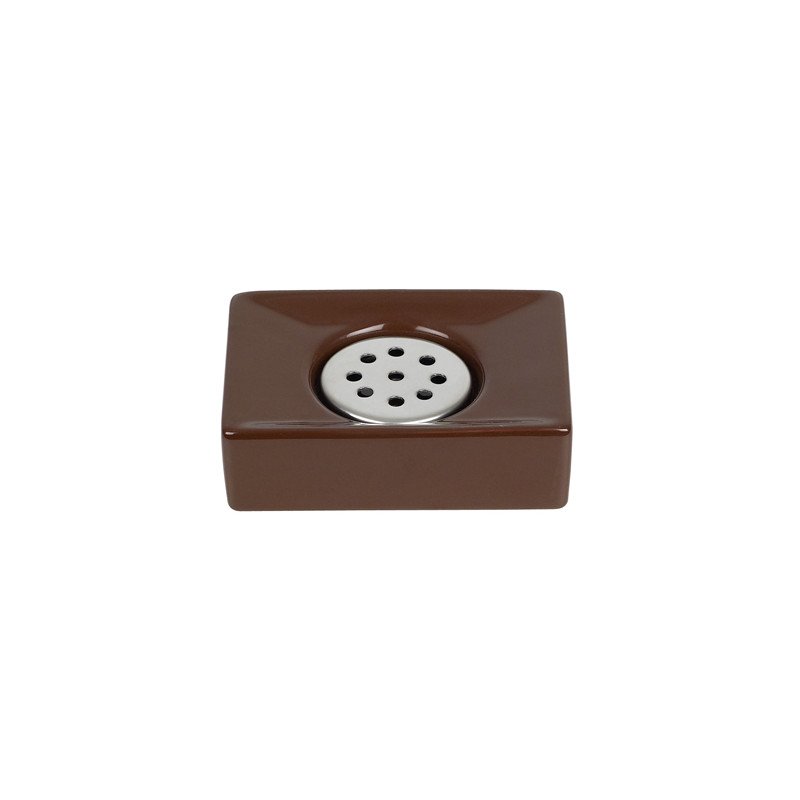 Porte savon Céramique QUADRO Marron Spirella