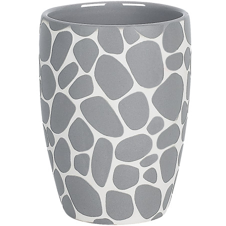 DARWIN PEBBLE Grey Ceramic Goblet Spirella