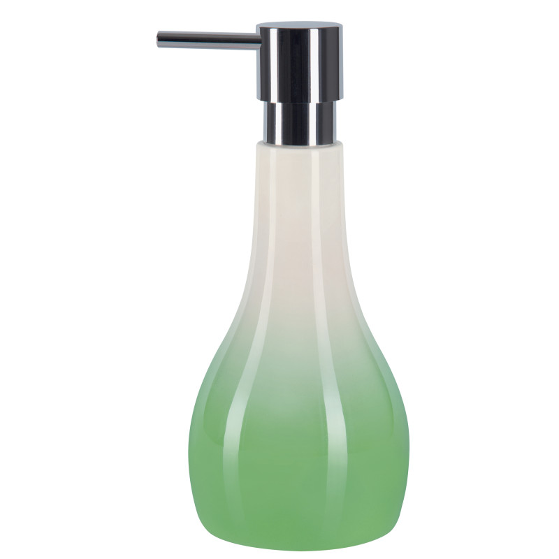 Distributeur de savon Porcelaine BALI Vert Spirella