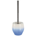 Brosse wc avec support Porcelaine BALI Bleu Spirella