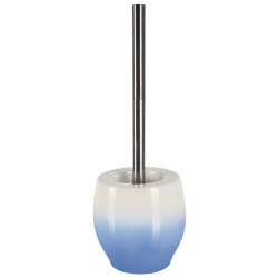 Brosse wc avec support Porcelaine BALI Bleu Spirella
