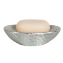 Porte savon Céramique DARWIN HAMMERED Argenté Spirella