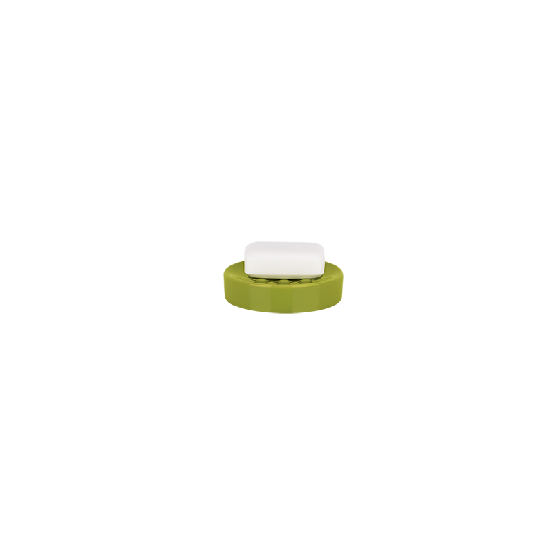 Ceramic  soap dish Spirella Green TUBE