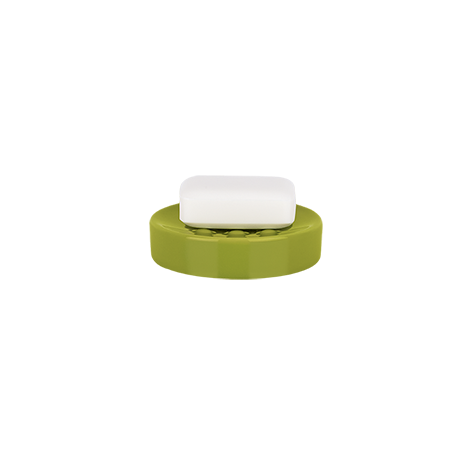 Ceramic  soap dish Spirella Green TUBE