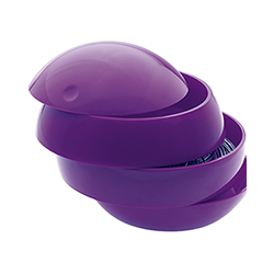 Spirella Organisateur de maquillage Box-Beauté BOWL Violet