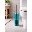 Brosse wc avec support Acrylique NYO Bleu transparent Spirella