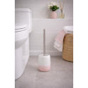 Scopino WC con supporto in ceramica SUGAR Rosa Pastello MSV