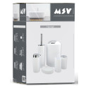 Set de 6 accesorios PP HANNAH Blanco MSV