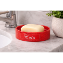 Porte Savon Céramique DINAN Rouge MSV