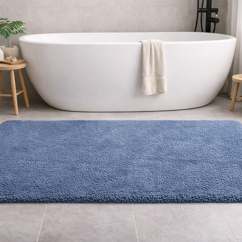 Acrylic bath mat BRIZZOLO 60x90cm Blue Spirella