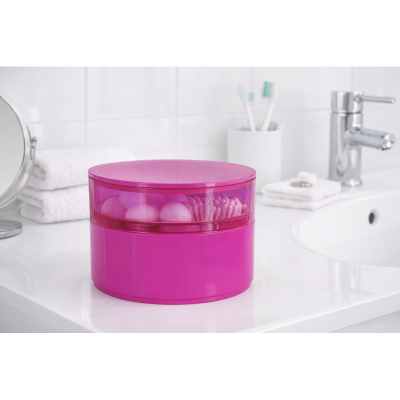 Boite de rangement Multi-box SYDNEY Rose Foncé Spirella