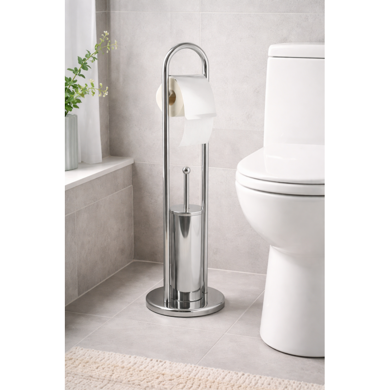 Wc Combinato Inox Grigio MSV