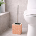 Scopino per WC con supporto in MDF e acciaio inox WAVE Orange MSV