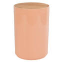 Papelera PP y Bambú OSLO 5L Melocoton MSV