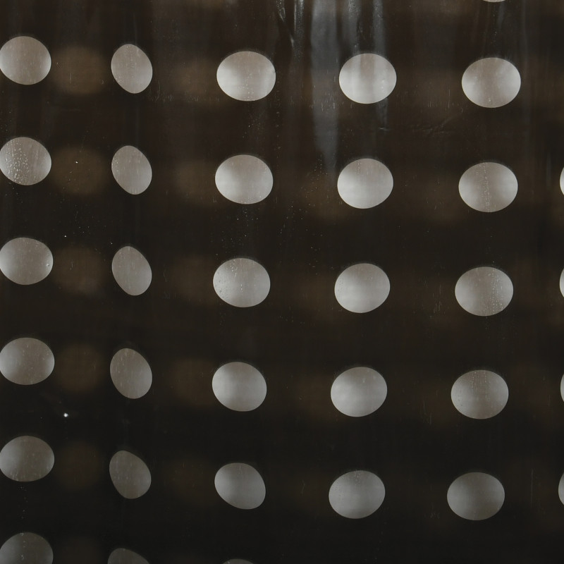 PVC Shower curtain BRISTOL 180x200cm black MSV