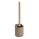 Toilet brush with polyresin & wood holder SYBELLA cappuccino Spirella