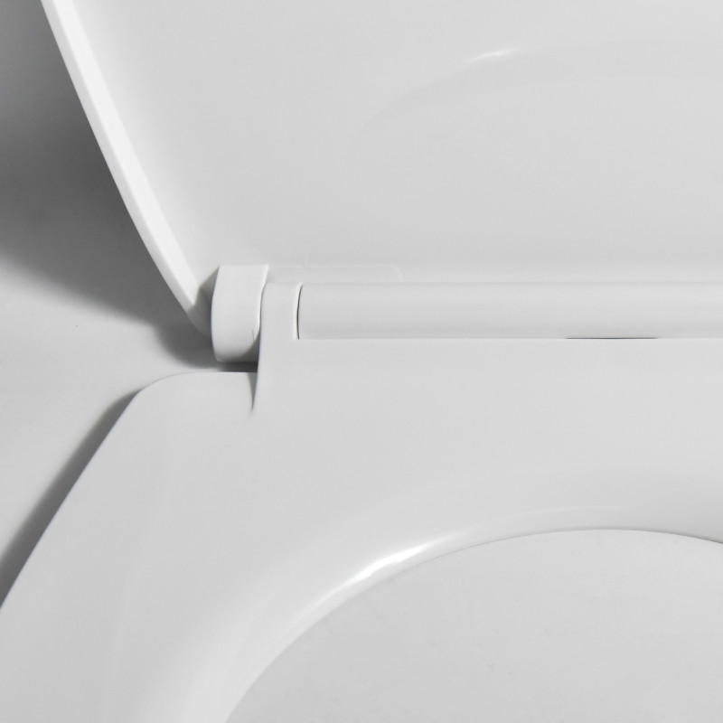 Sedile WC in PP SHAWNA - Cerniere in acciaio inossidabile MSV