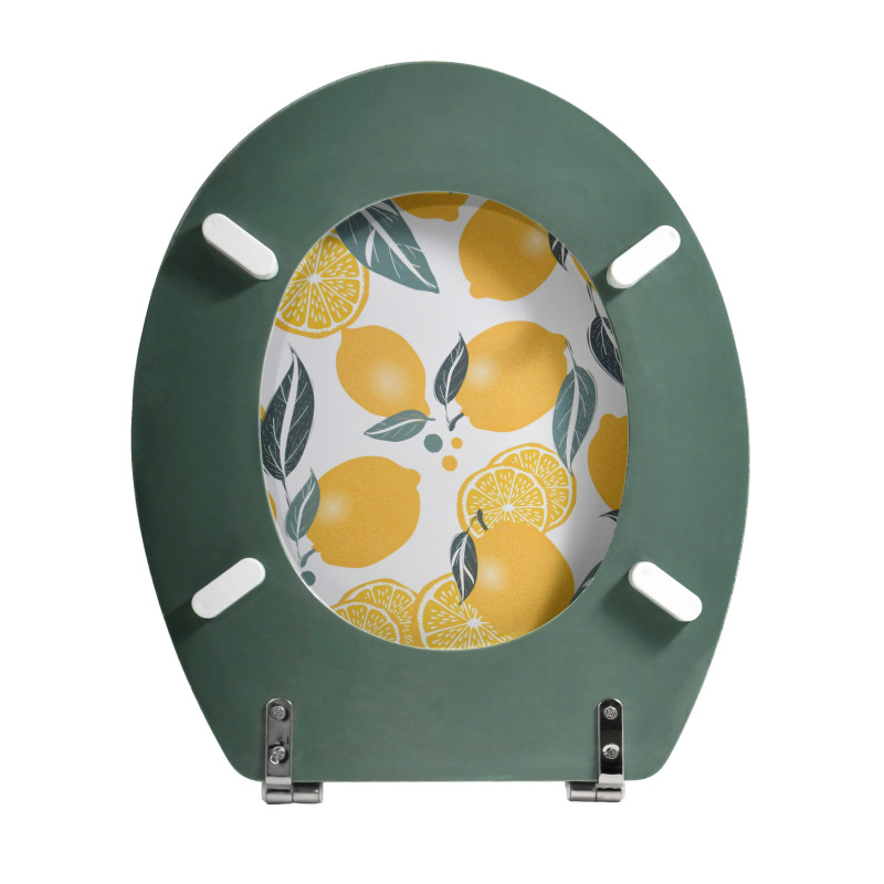 Sedile WC MDF SORENZA - Cerniere MSV in acciaio inossidabile