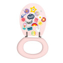 Sedile WC MDF ARNOLD - Cerniere MSV in acciaio inossidabile
