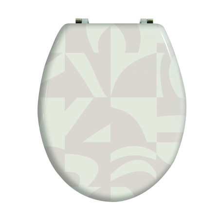 Sedile WC MDF LYNDSEY - Cerniere MSV in acciaio inossidabile