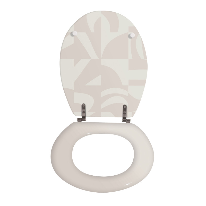 Toilet seat MDF LYNDSEY  - Stainless Steel Hinges MSV