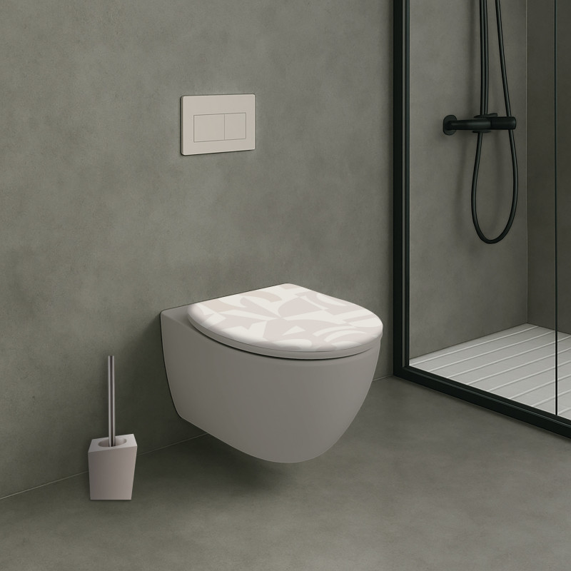 Abattant wc MDF LYNDSEY - Charnières Inox MSV