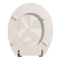Sedile WC MDF LYNDSEY - Cerniere MSV in acciaio inossidabile