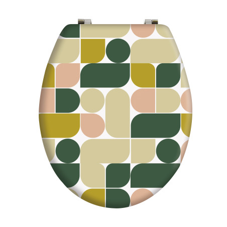 Sedile WC MDF JOYCE - Cerniere MSV in acciaio inossidabile