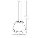 Brosse WC EN CERAMIQUE JOSHUA MATT AQUA