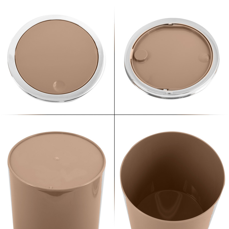 MSV Schwingdeckeleimer PP KAMAKA 6L Cappuccino