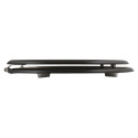 Abattant wc MDF CLEO Noir mat - Charnières Inox MSV