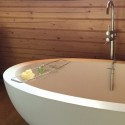 MSV Pont de baignoire Inox Gris MSV