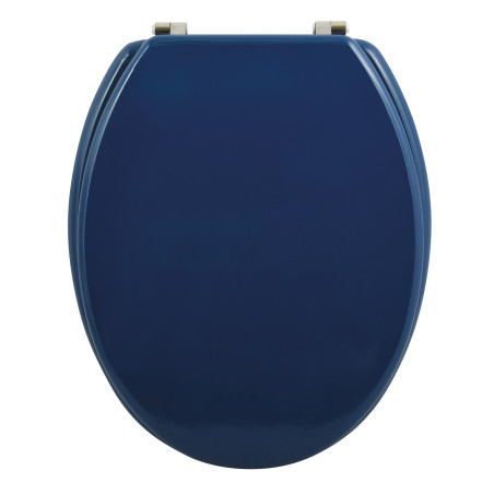 MSV WC-Sitz MDF CLÉO Marineblau - Edelstahlscharniere