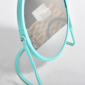 Miroir grossissant sur pied Acier AKIRA Bleu Aqua mat Spirella