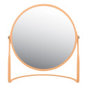 Miroir grossissant sur pied Acier AKIRA Pêche mat Spirella