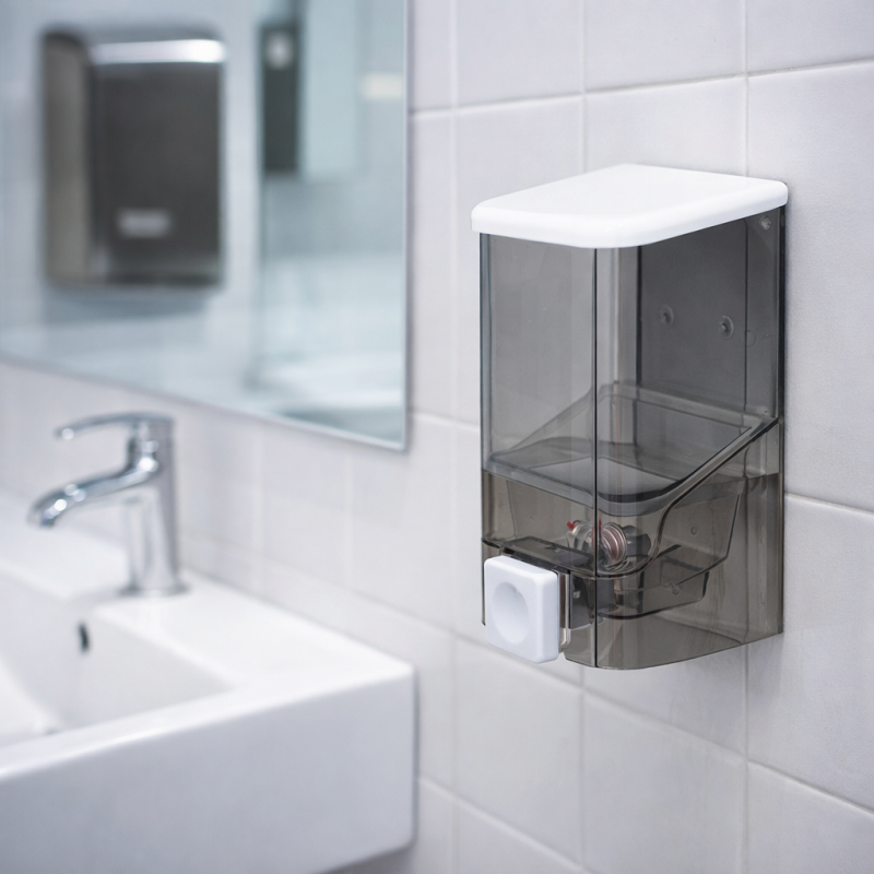Distributore di sapone a parete PP Trasparente 1L MSV