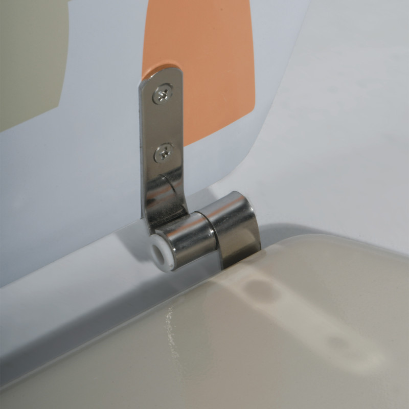Sedile WC MDF AMELIA Multicolor - Cerniere MSV in acciaio inossidabile