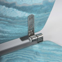 Sedile WC MDF ANGEL Blu - Cerniere MSV in acciaio inossidabile