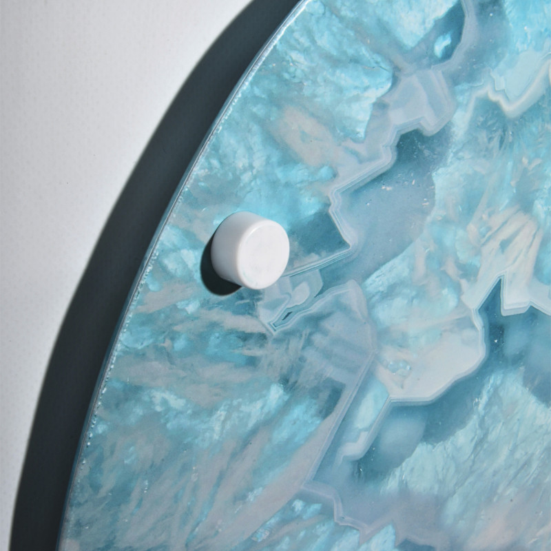 Sedile WC MDF ANGEL Blu - Cerniere MSV in acciaio inossidabile