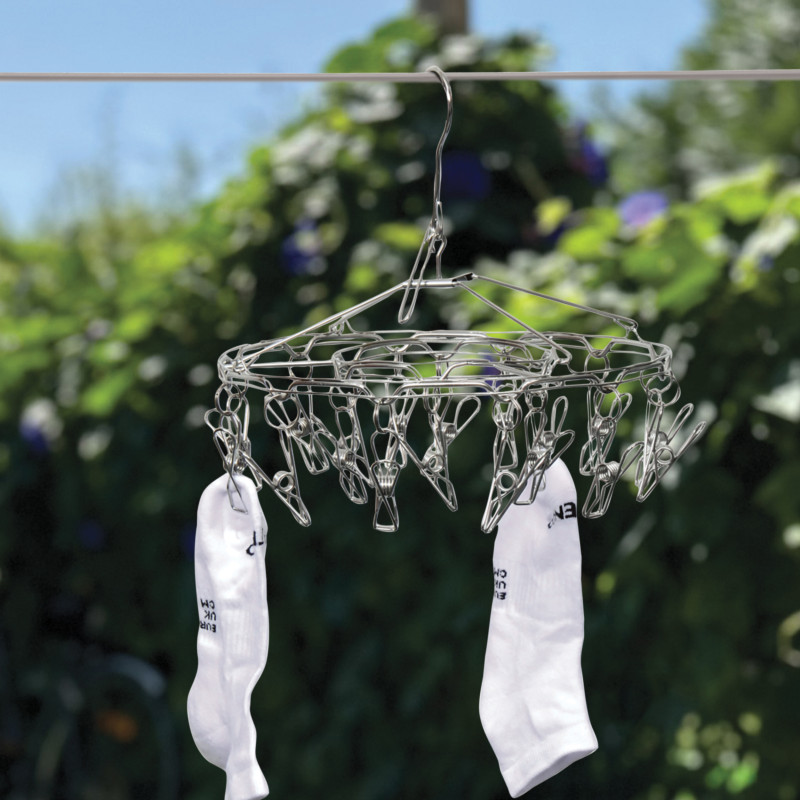 Séchoir à  chaussettes Rond en Inox MSV