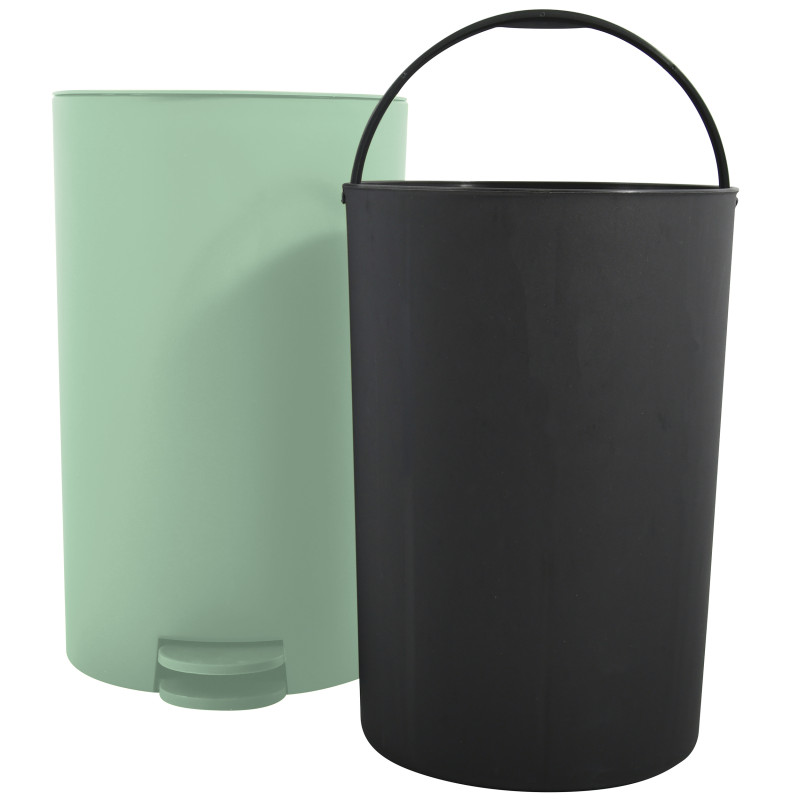 Pedal bin OSAKI 3L Matt Basil Green MSV